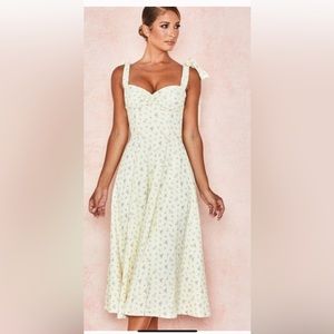 House of Cb Alicia Lemon dress